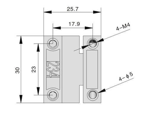 Metal Fabrication Zinc Alloy Hinges Anti Rusty Heavy Duty 180 Degree