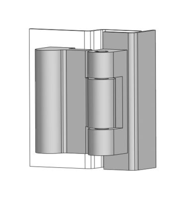 Metal Fabrication Zinc Alloy Hinges Anti Rusty Heavy Duty 180 Degree