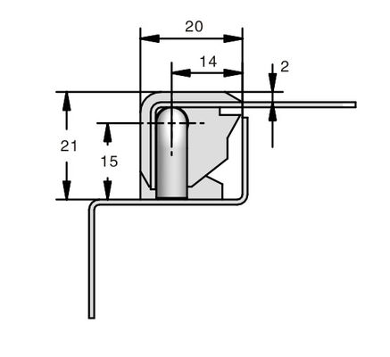 ISO Latch Zinc Alloy Hinges Bright Chrome Metal Window Hinges