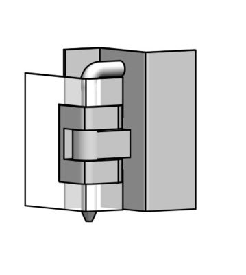 ISO Latch Zinc Alloy Hinges Bright Chrome Metal Window Hinges