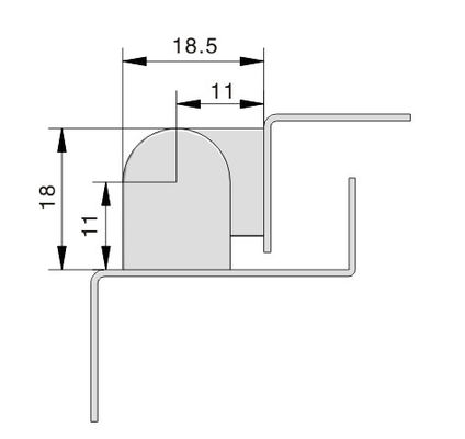 Detachable Electric Hidden Door Cabinet Hinges ODM ISO Ceritificate