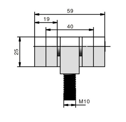 High IP Level Heavy Duty Stainless Steel Hinges Height 25mm OEM