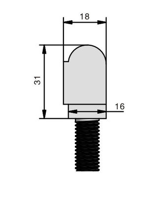High IP Level Heavy Duty Stainless Steel Hinges Height 25mm OEM