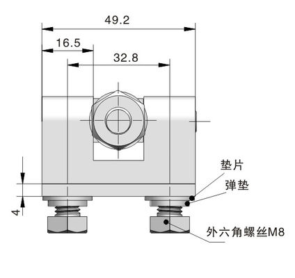 Chrome Plated Zinc Alloy Hinges Heavy Duty Door Hinge For Metal Cabinet