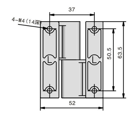 Zinc Die Casting Cabinet Hardware Hinges Black Heavy Duty Concealed Hinges