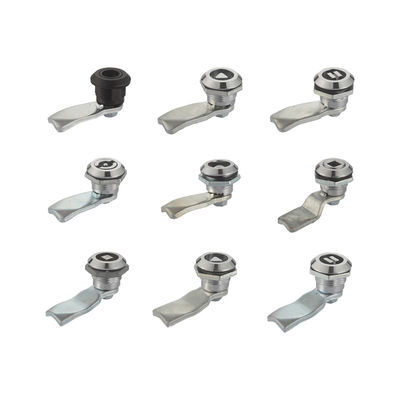 Steel Material Quarter Turn Lock RV Caravan Furniture Drawer Lock Height 33mm