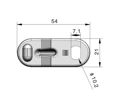 Tubular Cylindrica File Cabinet Cam Lock Safe Electrical Height 18.5Mm
