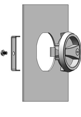 Panel Paddle Cabinet Door Lock Plastic 304 Stainless Steel Lacth