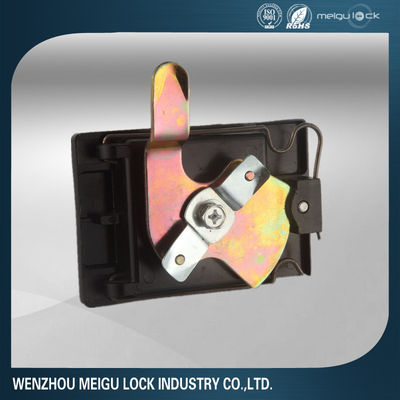 Handle Key Tool Box Locks Black Painted Zinc Alloy For Cabinet Door