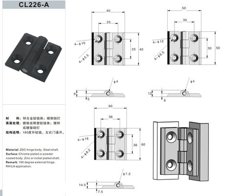 Anti Corrosion Cabinet Door Hinge