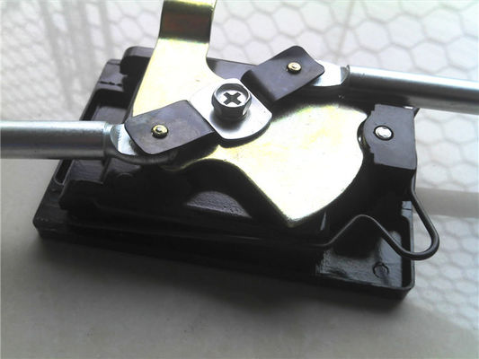 Handle Key Tool Box Locks Black Painted Zinc Alloy For Cabinet Door