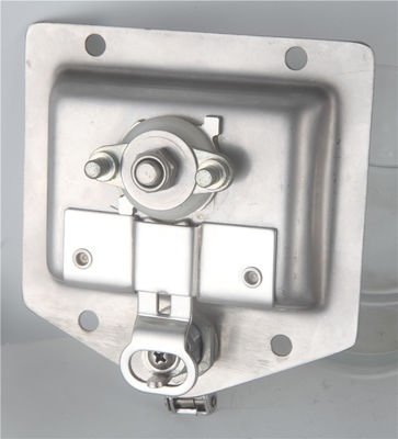 Recessed Folding T Handle Tool Box Locks Chrome Surface Cabinet Panel Lock