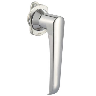 Silver Garage Door Handle Lock Chrome Plated Keyless Cabinet Lock