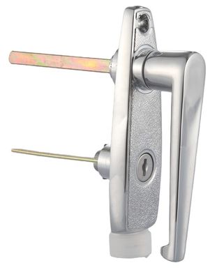 Safety Protect Garage Door Handle Lock Silver Steel Cabinet Lock