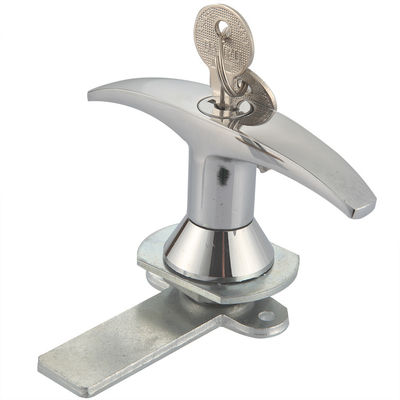 Meigu MS307 Zinc Alloy Latch Door Handle Lock Base Lock Industrial Metal Cabinet T Handle Lock