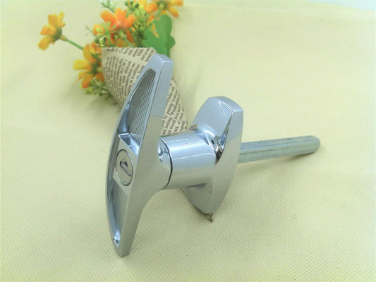 MEIGU MS316-A-1 Chrome Plated T Handle Locking Doorhardware T Shape Handle Gate Lock Shed Door