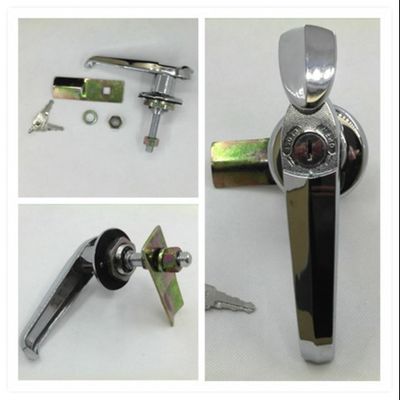 Chrome Plating Garage Door Handle Lock Swing Industrial Zinc Alloy