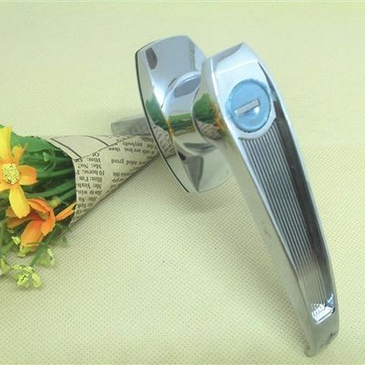 RoHS Garage Door L Handle Lock Zinc Plated Customized For Cabinet Door