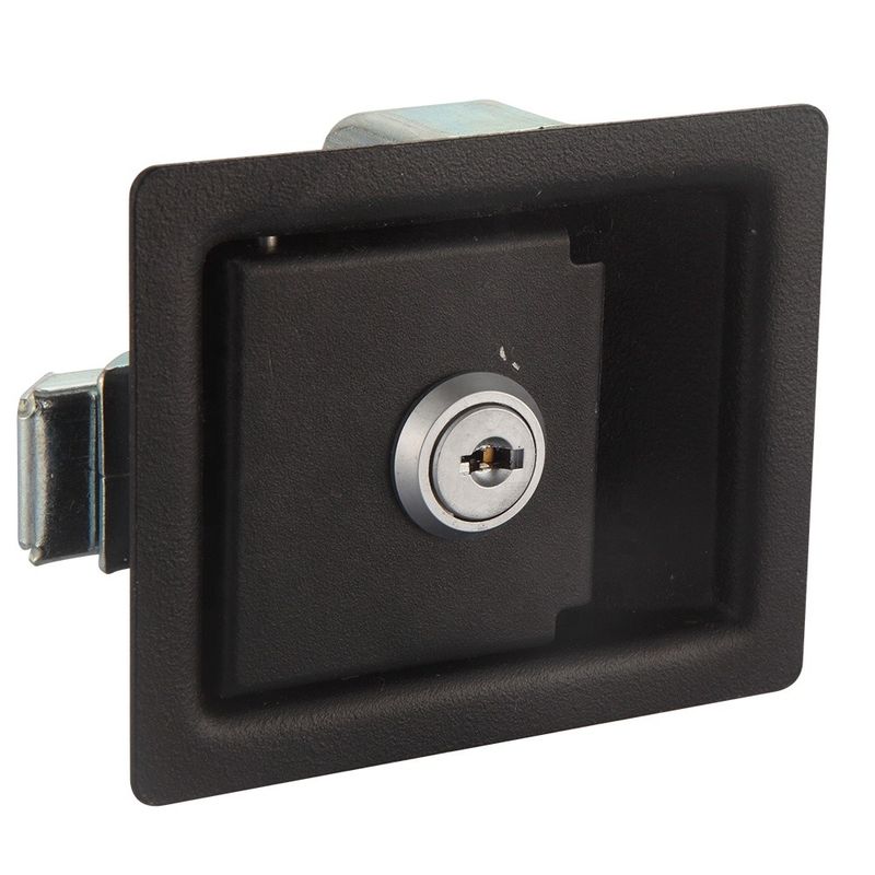 Cylinder Panel Board Tool Truck Box Lock Paddle Latch Black
